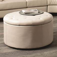 Leather Ottoman